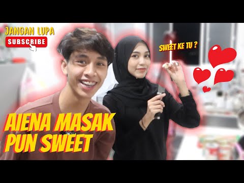 AIENA SWEET BILA MEMASAK  - SUPRISE UNTUK TEAM !!