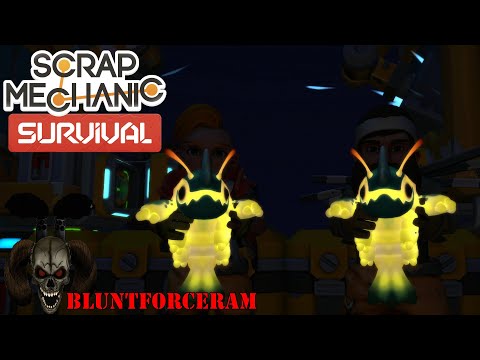 Glow Bug Rescue! Family Survival Part 6 Scrap Mechanic Survival Multiplayer 4K