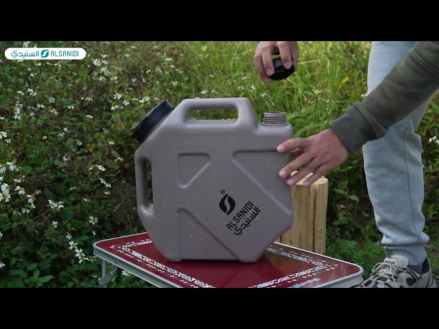 جركل ماء بولي ايثلين مع بزبوز 10 لتر - سهل الحمل، استخدام سريع للمياه، مناسب للرحلات،ضمان سنتان