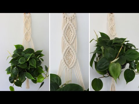 Macrame Dye MAGIC Dip Dyed Plant Hangers DIY Tutorial