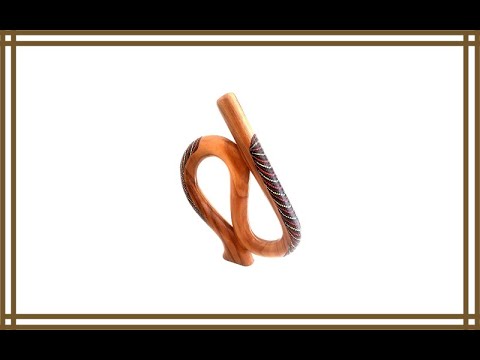 S Shaped Didgeridoo SOLID MAHOGANY Wood Didgeridoo Review