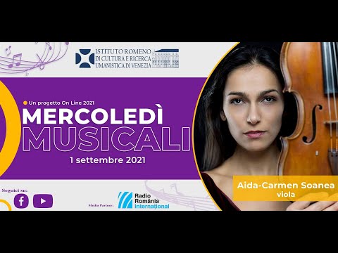 MERCOLEDì MUSICALI 2021 – Aida-Carmen Soanea (viola) e Viorela Ciucur (pianoforte)