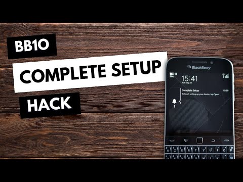How to Fix the BB10 Complete Setup Notification Loop | BlackBerry Q10/Q20