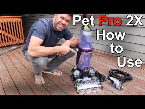 How To Use Bissell Proheat 2x Revolution Pet Pro Carpet Cleaner