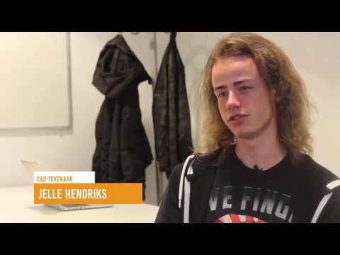 World Skills deelnemer Jelle Hendriks in Abu Dhabi