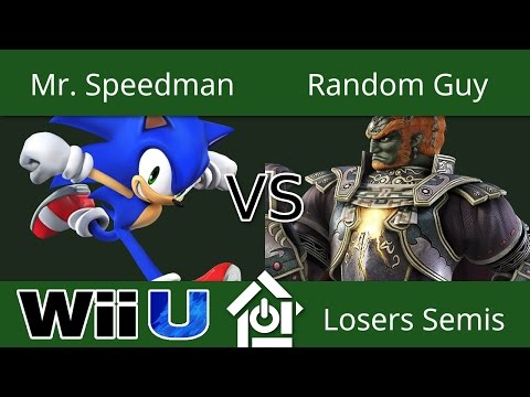 THGW 11/22/2016 - Mr. Speedman (Sonic) vs Random Guy (Ganondorf) - Smash 4 Losers Semis