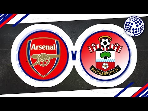 MATCH DAY LIVE 2016/17 - Arsenal v Southampton // EFL Cup Quarter-Finals