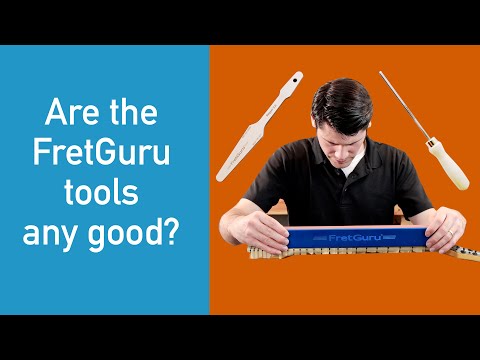 Electric Guitar Fingerboard Crown File Block Double Sided Punched Upward Curving Flattening Tool Guitar Tool Kit(1R) video review thumbnail
