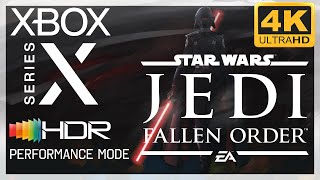 [4K/HDR] Star Wars Jedi : Fallen Order / Xbox Series X Gameplay / Performance Mode