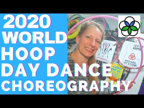 2020 WORLD HOOP DAY DANCE Full Choreography-- Start to Finish