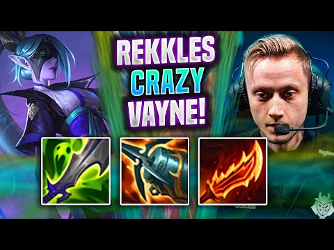 REKKLES CRAZY GAME WITH VAYNE! - KC Rekkles Plays Vayne ADC vs Kai'sa! | Preseason 2022