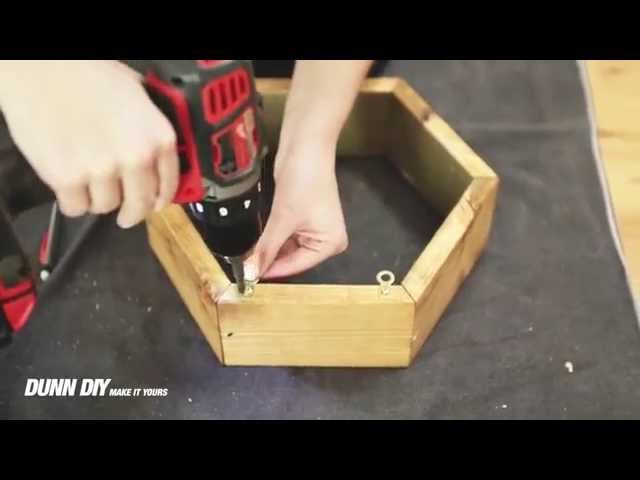 How to Make a Hexagon Shelf