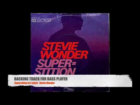 Superstition (in E minor) - Stevie Wonder - Bass Backing Track (NO BASS)