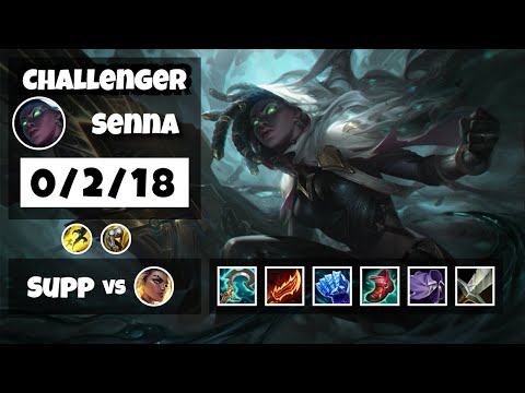 Senna vs Rell KOREAN Challenger SUPPORT (0/2/18) - v11.6