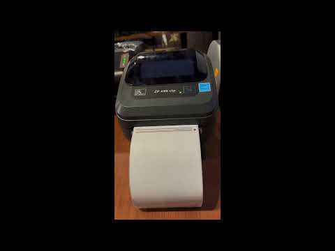 Here's how to perform label alignment on a Zebra ZP450 thermal printer
