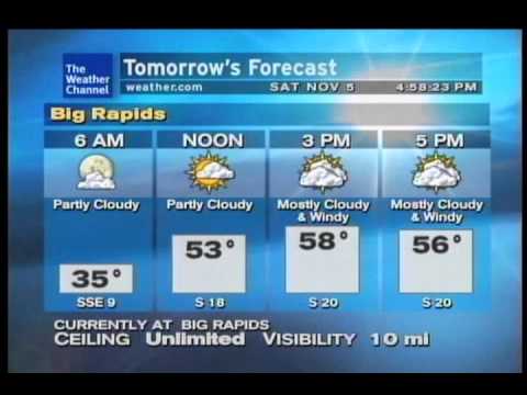 Big Rapids Weatherstar XL- 11/05/11 16:57 EDT
