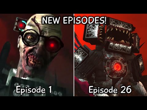 Skibidi Toilet Zombie Universe 1 - 26 All Episodes (60 FPS REMASTERED) Upgraded Titans (Episode 76?)