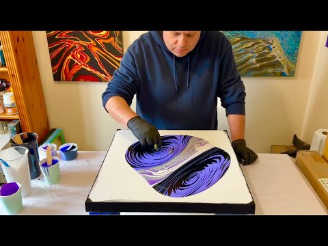 This Multi-Ring Pour Created Hypnotic Patterns — You Have to See the Movement