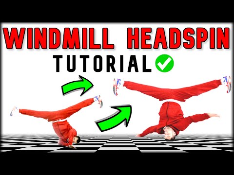 BEST WINDMILL HEADSPIN TUTORIAL - BY COACH SAMBO - HOW TO POWERMOVE