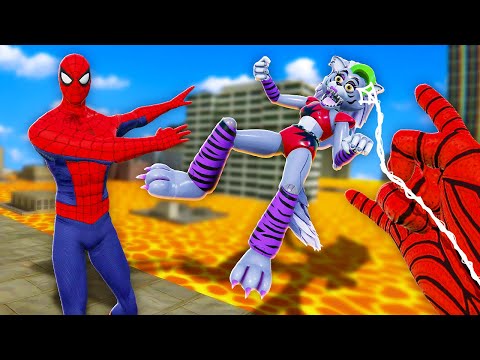 We Throw FNAF Animatronics into LAVA FLOOD (Bonelab VR Mods)