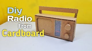 How to make FM Radio From Cardboard | Cardboard se Radio Kaise Banaye #cardboardcraft #craft