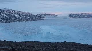NYU Scientists Capture 4-mile Iceberg Breaking in Greenland