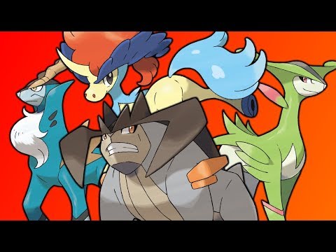Pokémon Keldeo vs Cobalion vs Virizion vs Terrakion - Swords of Justice