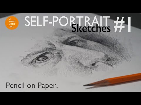 SELF-PORTRAIT Sketches #1 Pencil on Paper