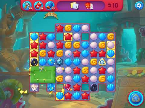 Fishdom Hard level 6612 no boosters フィッシュダム ハード [Friend's]