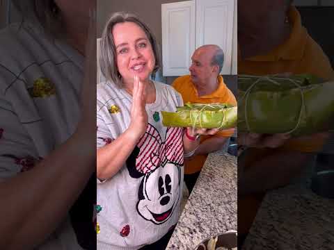 Receta de tamales colombianos, fácil y delicioso.