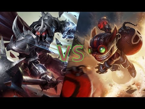 One For All Mordekaiser vs Ziggs League of Legends Replay BLZ3