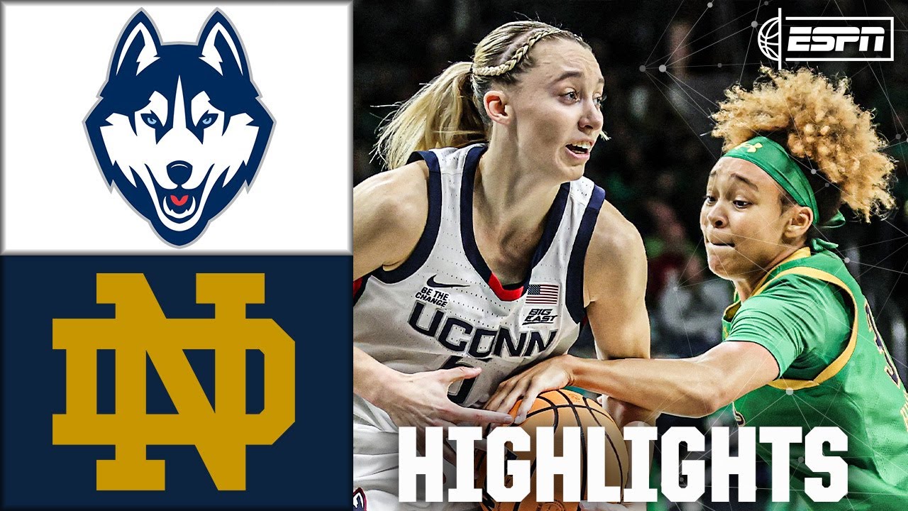 Bueckers vs. Hidalgo 👀 UConn Huskies vs. Notre Dame Fighting Irish | Full Game Highlights