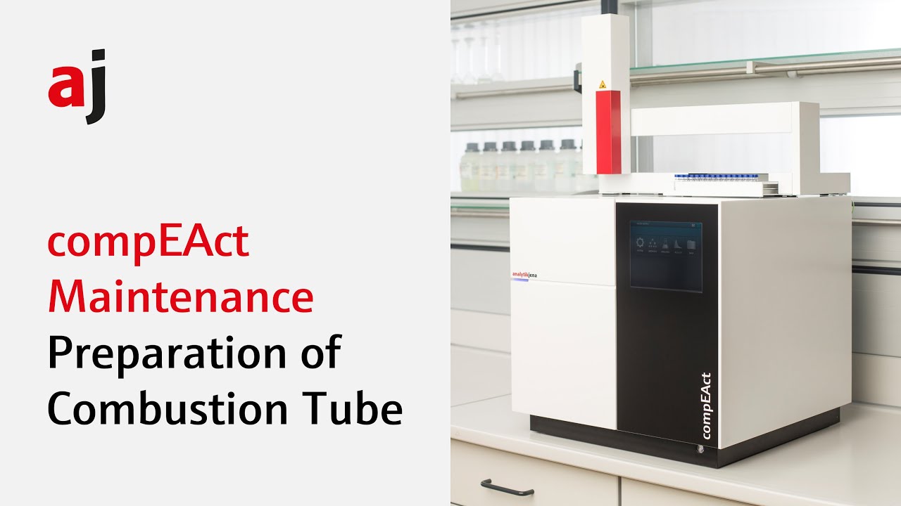 compEAct Maintenance Tutorial: Preparation of Combustion Tube – Installation of Quartz Wool