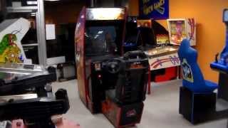 Midway's Off Road Challenge DELUXE 33" Monitor Arcade Machine Cabinet!  HUGE SCREEN!