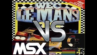 MSX VS C64 : Wec Le Mans