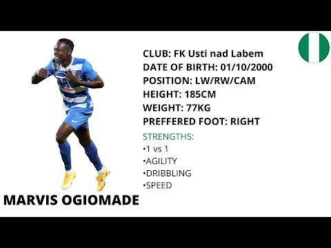Marvis Ogiomade ● FK Usti nad Labem ● LW/RW/CAM ● Highlights