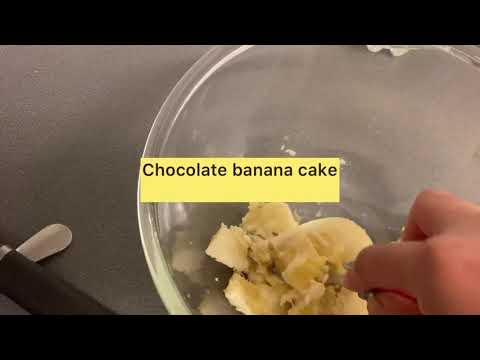 Chocolate banana cake recipe(mum made cupcakes for Aazil and izhaan