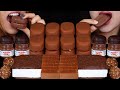 ASMR TICO ICE CREAM BARS BABY NUTELLA PUDDING FERRERO ROCHER BIG CHOCOLATE ICE CREAM SANDWICHES