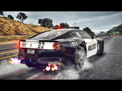 Playing GTA 5 As A POLICE OFFICER Highway Patrol| F12| GTA 5 Lspdfr Mod| 4K