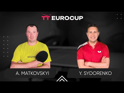 13:40 Andrii Matkovskyi - Yaroslav Sydorenko 06.01.2024 TT Euro.Cup Ukraine  Professional. TABLE 3