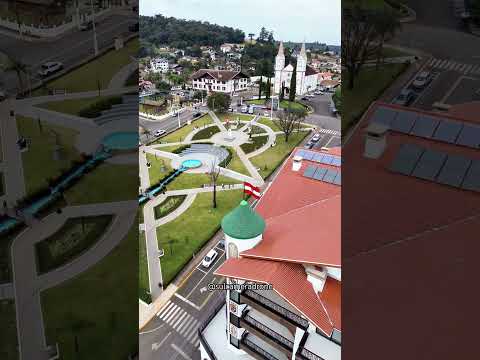 🇦🇹 Conheça o encanto do centro de Treze Tílias, em Santa Catarina! ❤️
