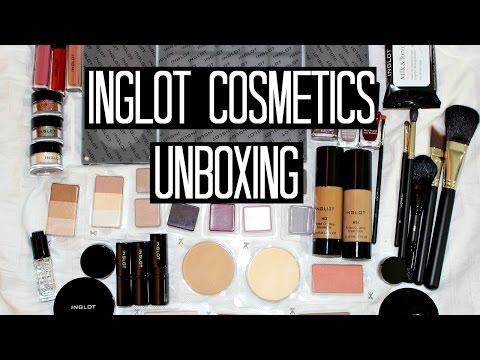 HUGE Inglot Cosmetics Unboxing + Dub Dub Event! | samantha jane Video