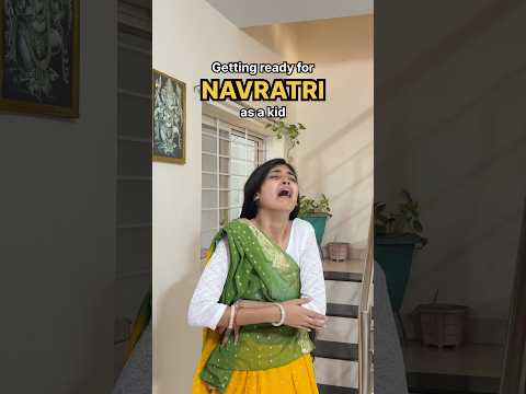 NAVRATRI as a kid 🤣😍🤌🏻 #shorts