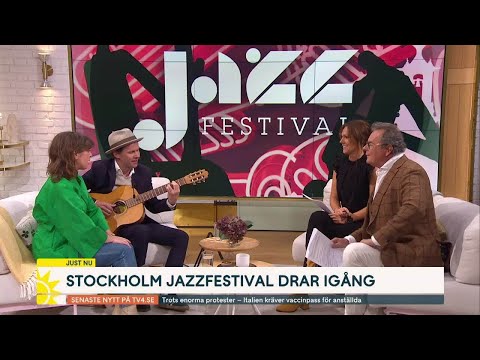 De gör jazz på svenska - överraskar med låt i studion | Nyhetsmorgon | TV4 & TV4 Play