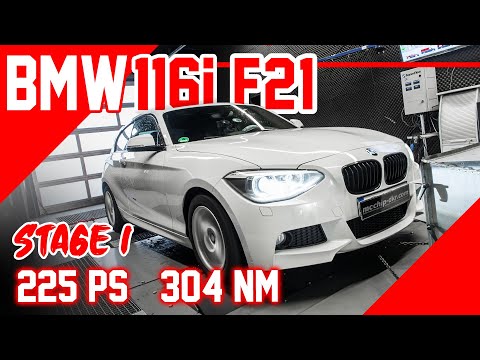 BMW 116i F21 Stage 1 | Chiptuning - Dyno - 100-200 Zeiten | mcchip-dkr