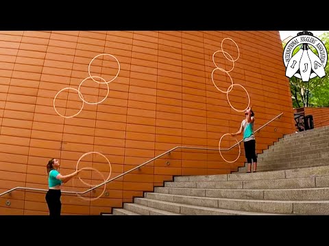 IJA Tricks of the Month by Duo Kara from Germany | Juggling Hoops