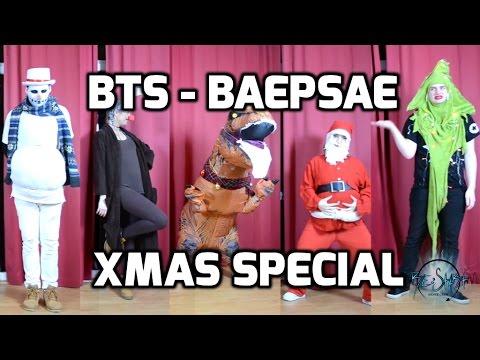 BTS -  Baepsae (뱁새) Christmas Special RE:START | T-REX DANCES TO KPOP