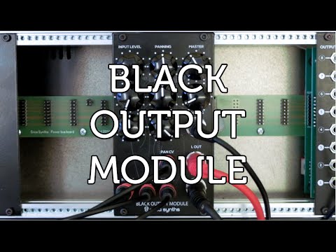 Erica Synths Black Output Module overview