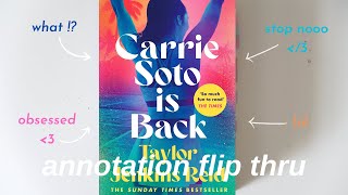 annotated carrie soto is back by taylor jenkins reid | flip thru