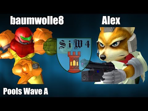 SiW4 - Alex (Fox) Vs. baumwolle8 (Samus) - Pools - Melee Singles